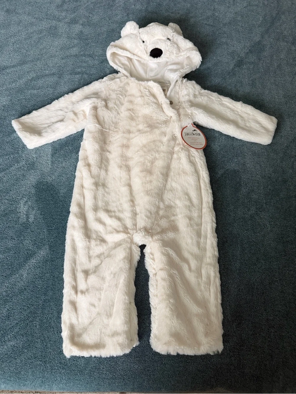 New Pottery Barn Kids Baby Polar Bear Halloween Costume 12-24 Months Soft